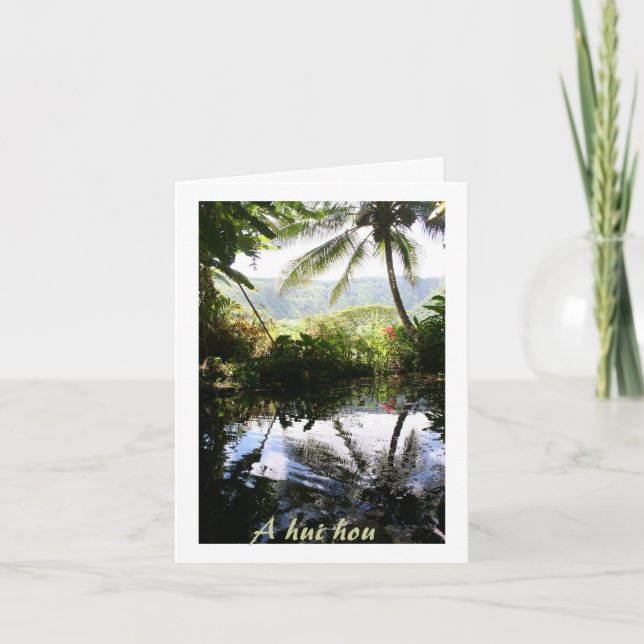 Merci de la sympathie hawaïenne de la famille (Devant)