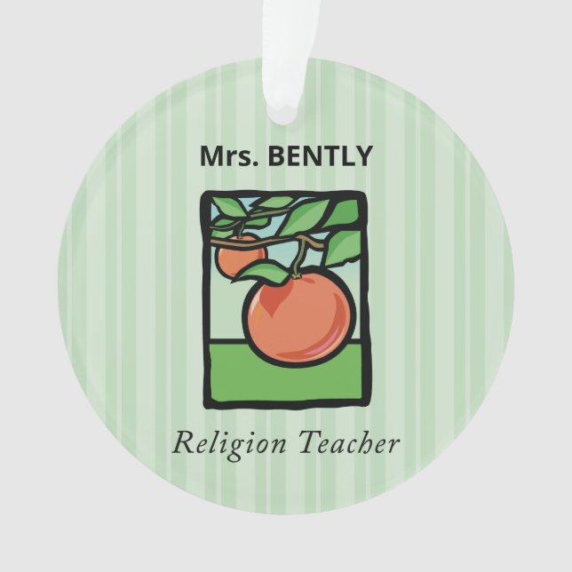 Merci de l'enseignant religieux, Apple (devant)