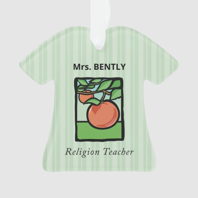 Merci de l'enseignant religieux, Apple (devant)