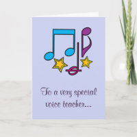 Merci de l'enseignant vocal