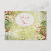 Merci de marguerite chic minable et de fleurs
