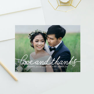 Merci de Mariage de couleur modifiable de script d