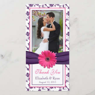 Merci de Mariage de de ruban à ruban rose