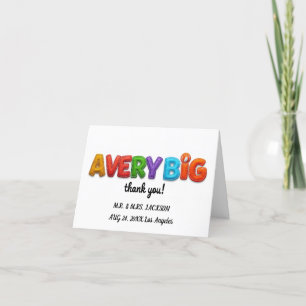 merci de mariage photo moderne TAILLE MINI