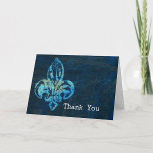 Merci de médias mixtes Fleur-de-lis