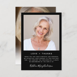 Merci de mémoire funéraire de 3,5 po x 5 po