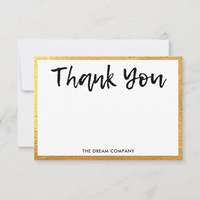 Merci de message personnel Gold (Devant)