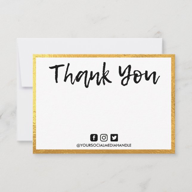 Merci de message personnel Gold (Devant)