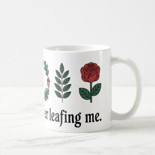 Merci de ne jamais me laisser tomber Mug Drôle P