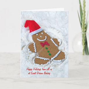 Merci de Noël au client