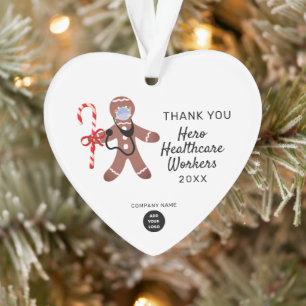 Merci de Noël d'entreprise Santé Héros Ce