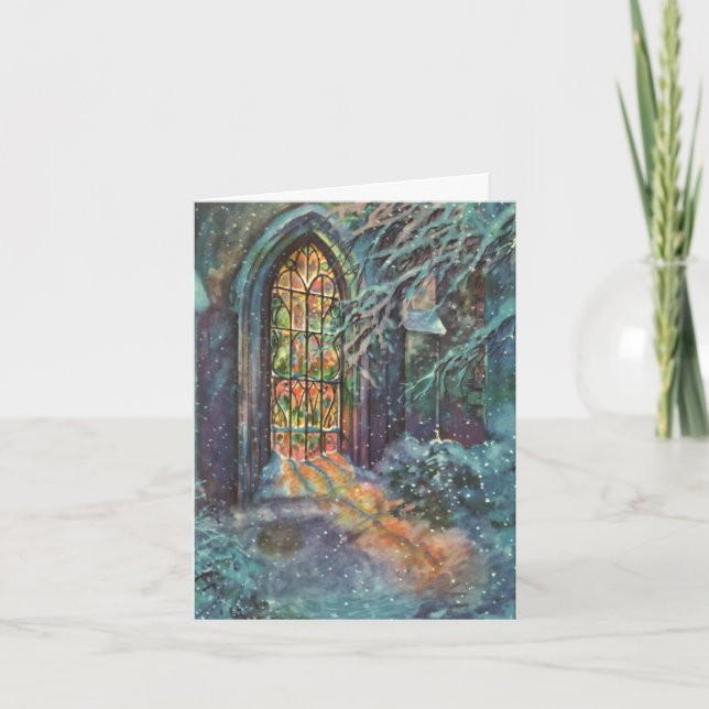 Merci de Noël vintage (Devant)