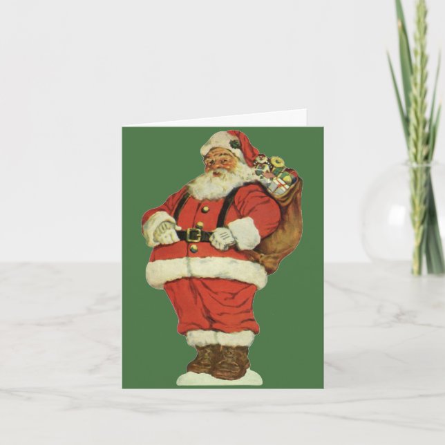 Merci de Noël vintage (Devant)