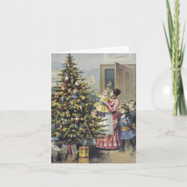 Merci de Noël vintage (Devant)