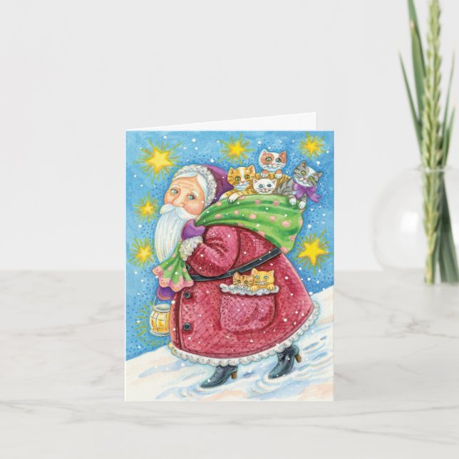 Merci de Noël vintage (Devant)