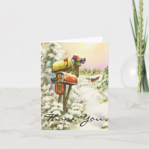 Merci de Noël vintage