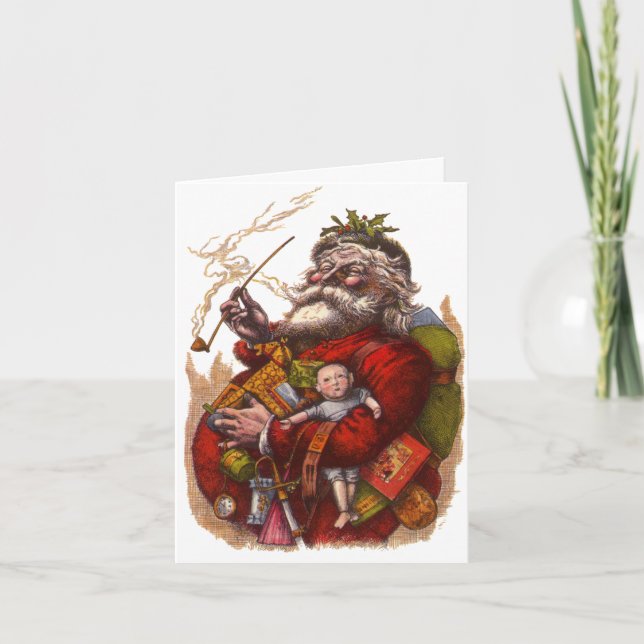 Merci de Noël vintage (Devant)