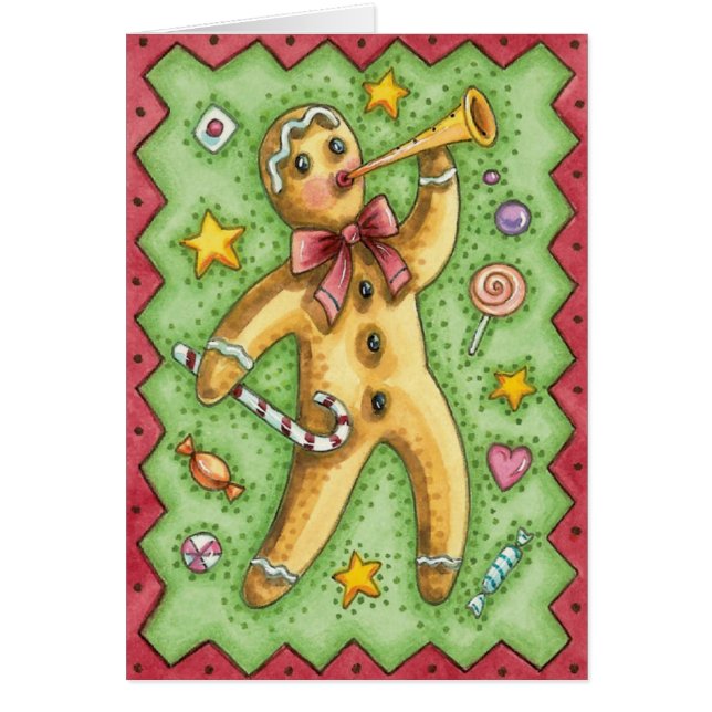 Merci de Noël vintage (Devant)