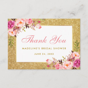 Merci de Parties scintillant Fête de l'mariée en o