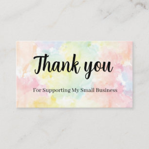 Merci de Soutenir Ma Carte de Visite