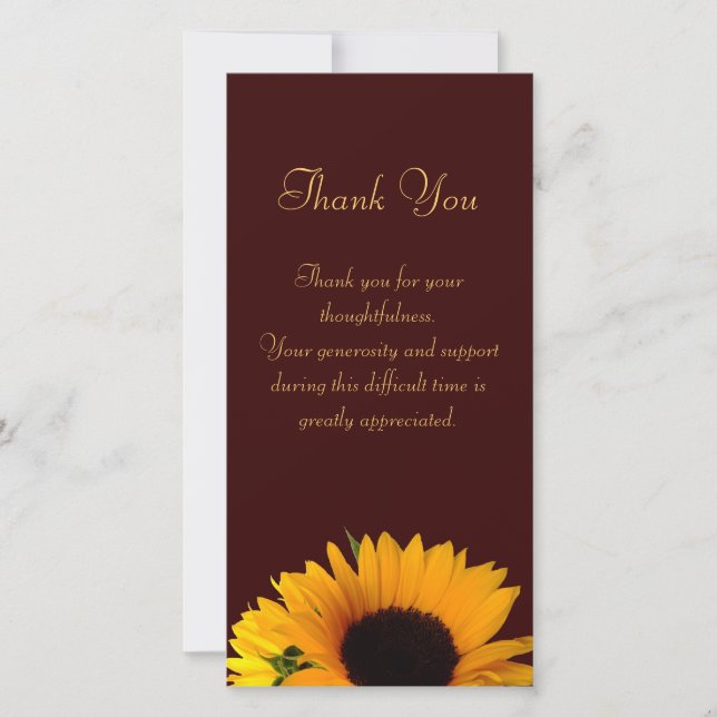 Merci de sympathie (Devant)