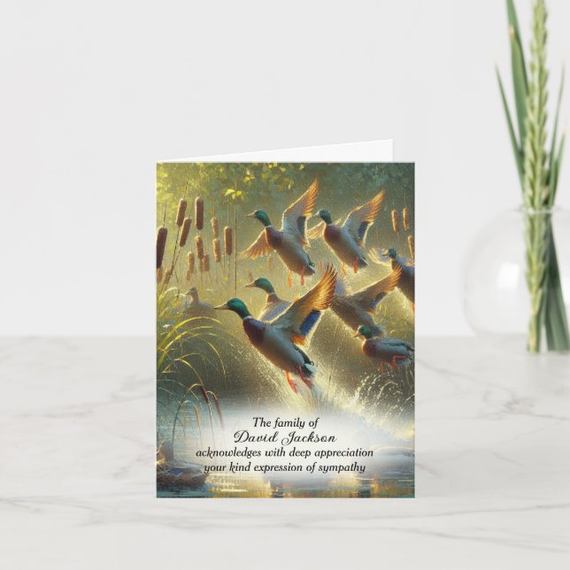 Merci de sympathie des canards de Mallard (Devant)