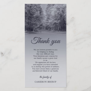 Merci de sympathie du pont d'hiver