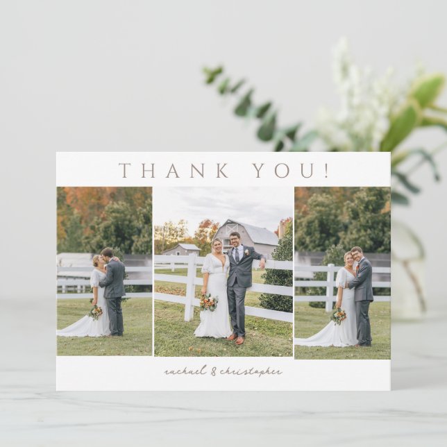 Merci de trois photos en relief moderne (Debout devant)