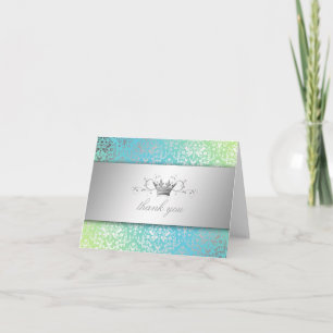 Merci de turquoise et de chaux de la damassé