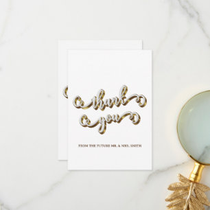 Merci de typographie or moderne