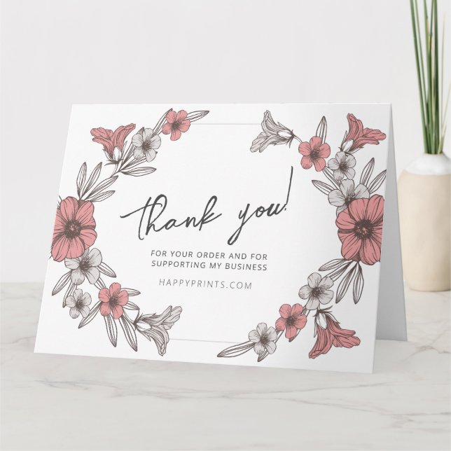 Merci de votre achat Entreprise modifiable  (Devant)