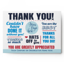 Merci d'entreprise Appréciation Bonus en espèces