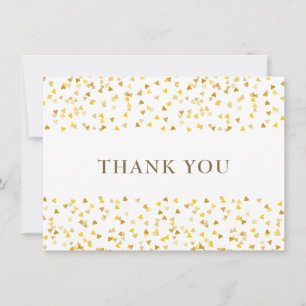 Merci des Coeurs d'amour d'or