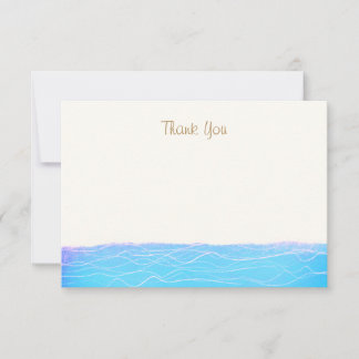 Merci des vagues tropicales Turquoise Ocean Waves