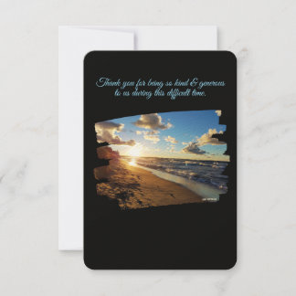 Merci d'être aimable et généreuse Carte de voeux