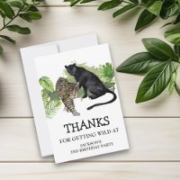 Merci d'être devenu sauvage Anniversaire Leopard P