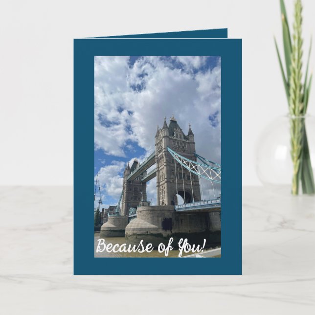 Merci d'être là carte. (Devant)