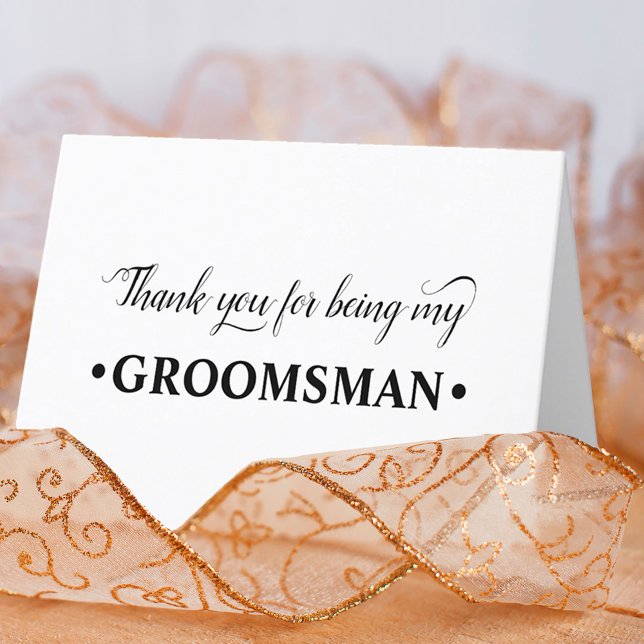 Merci d'être mon Groomsman Wedding Party (Créateur téléchargé)
