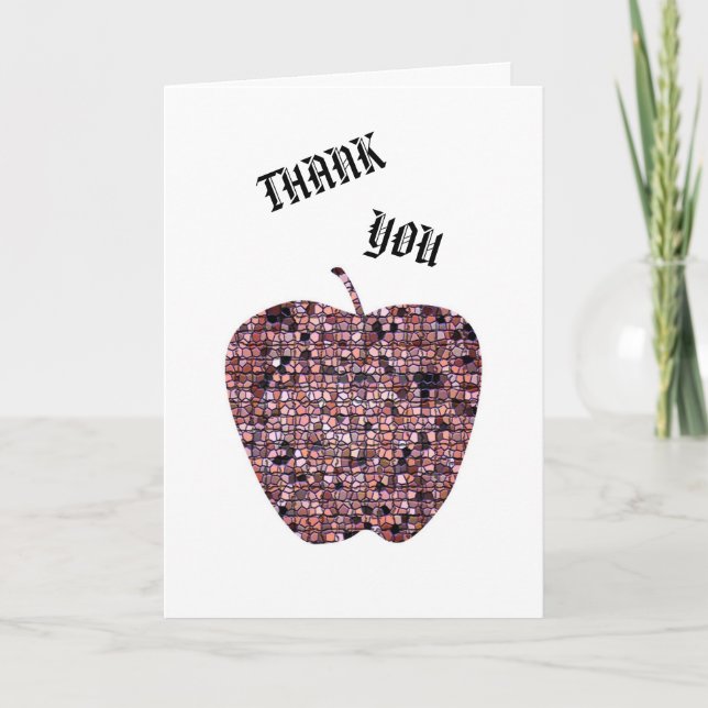 Merci d'être mon professeur de verre tendu Pomme (Devant)