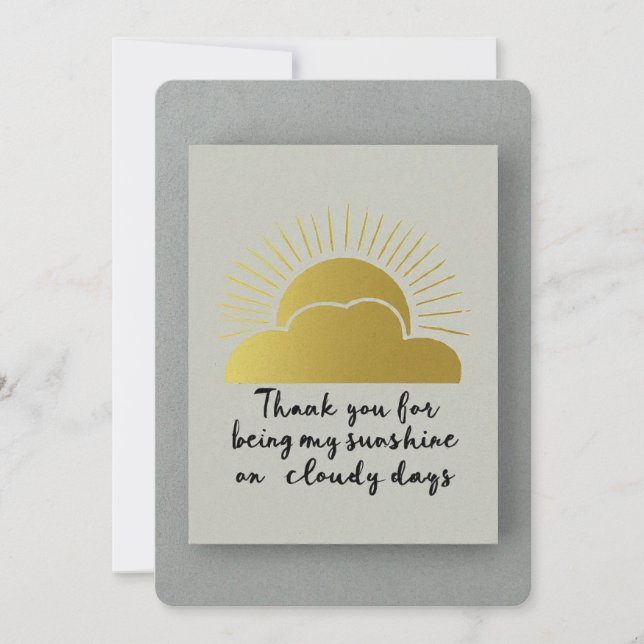 Merci d'être solidaire les jours nuageux (Devant)