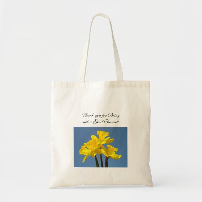 Merci d'être un bon ami ! Sac fourre-tout Jonquill (Devant)