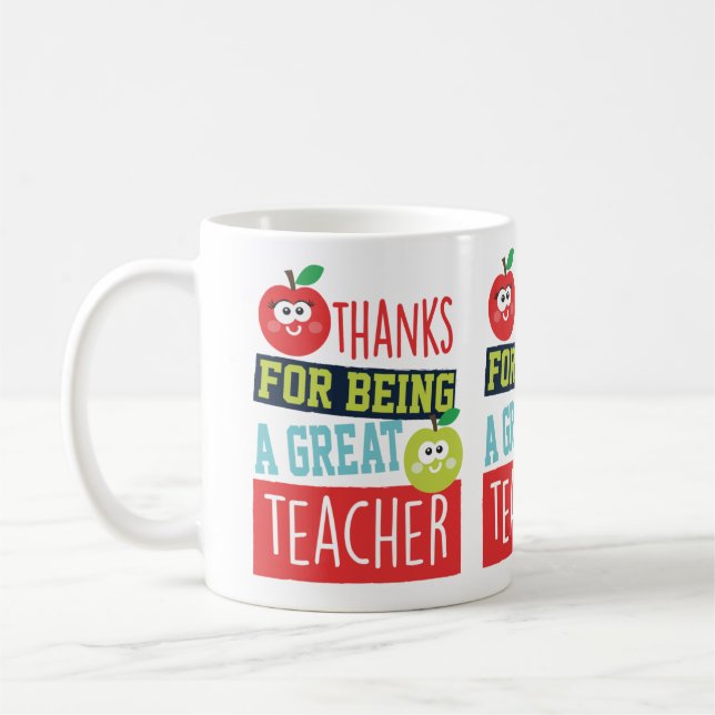 Merci d'être un grand enseignant Mug (Gauche)
