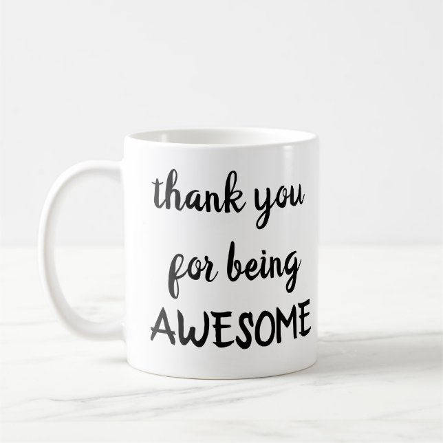 merci d'être une tasse AWESOME (Gauche)