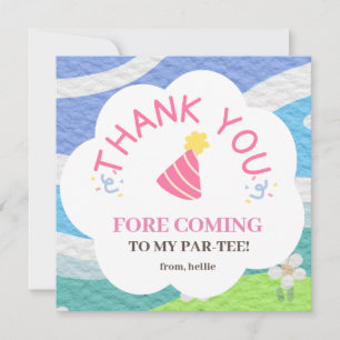 Merci d'être venu à ma fête d'enfants par-tee