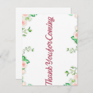 merci d'être venu après la fête.