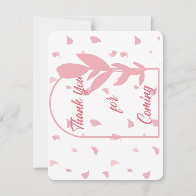 merci d'être venu après les fleurs de la fête (Devant)