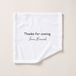 merci d'être venu nom du message texte babyshower
