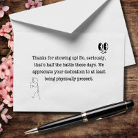 Merci d'être venu (non, sérieusement)