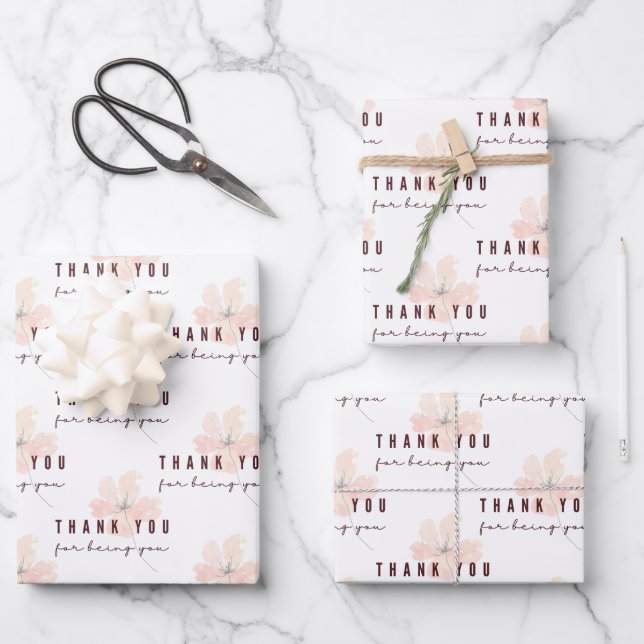 Merci D'Être Vous Enveloppant Des Feuilles De Papi (Recto)