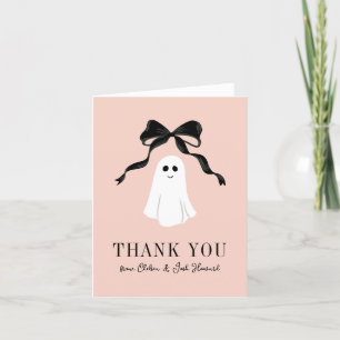 Merci d'Halloween rose Baby Boo Ghost